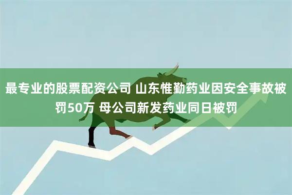最专业的股票配资公司 山东惟勤药业因安全事故被罚50万 母公司新发药业同日被罚