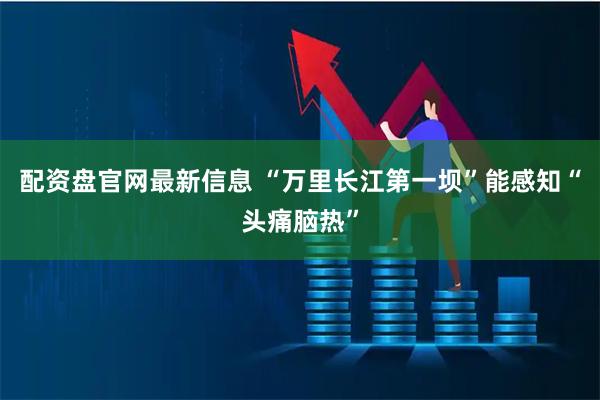 配资盘官网最新信息 “万里长江第一坝”能感知“头痛脑热”